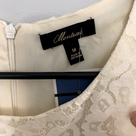 NWT Monteau Couture Lace Tank Skater Dress - Picture 9 of 14